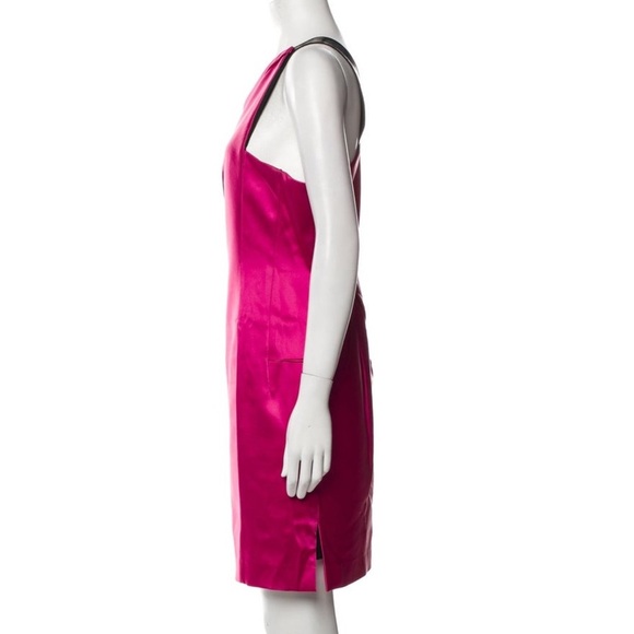 Roland Mouret Pink One-Shoulder Dress size 8 - Picture 3 of 4